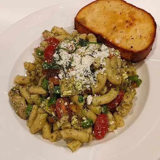 Fresh homemade pasta dishes at Pasta Kulture Italian Asian fusion restaurant in Alberta